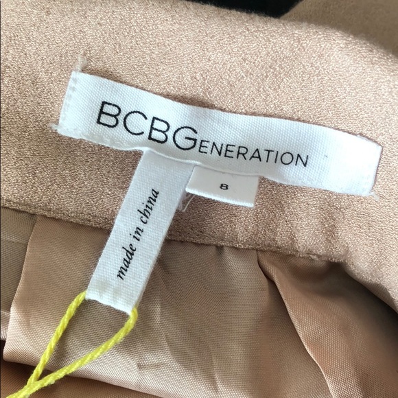 Pink & Black Striped BCBG Generation Skirt - Picture 5 of 6